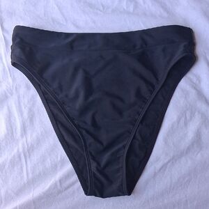 Classic Black Women's Swim Bottom High Waist